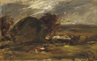 Alexander Fraser, Jnr. R.S.A. - Haymaking