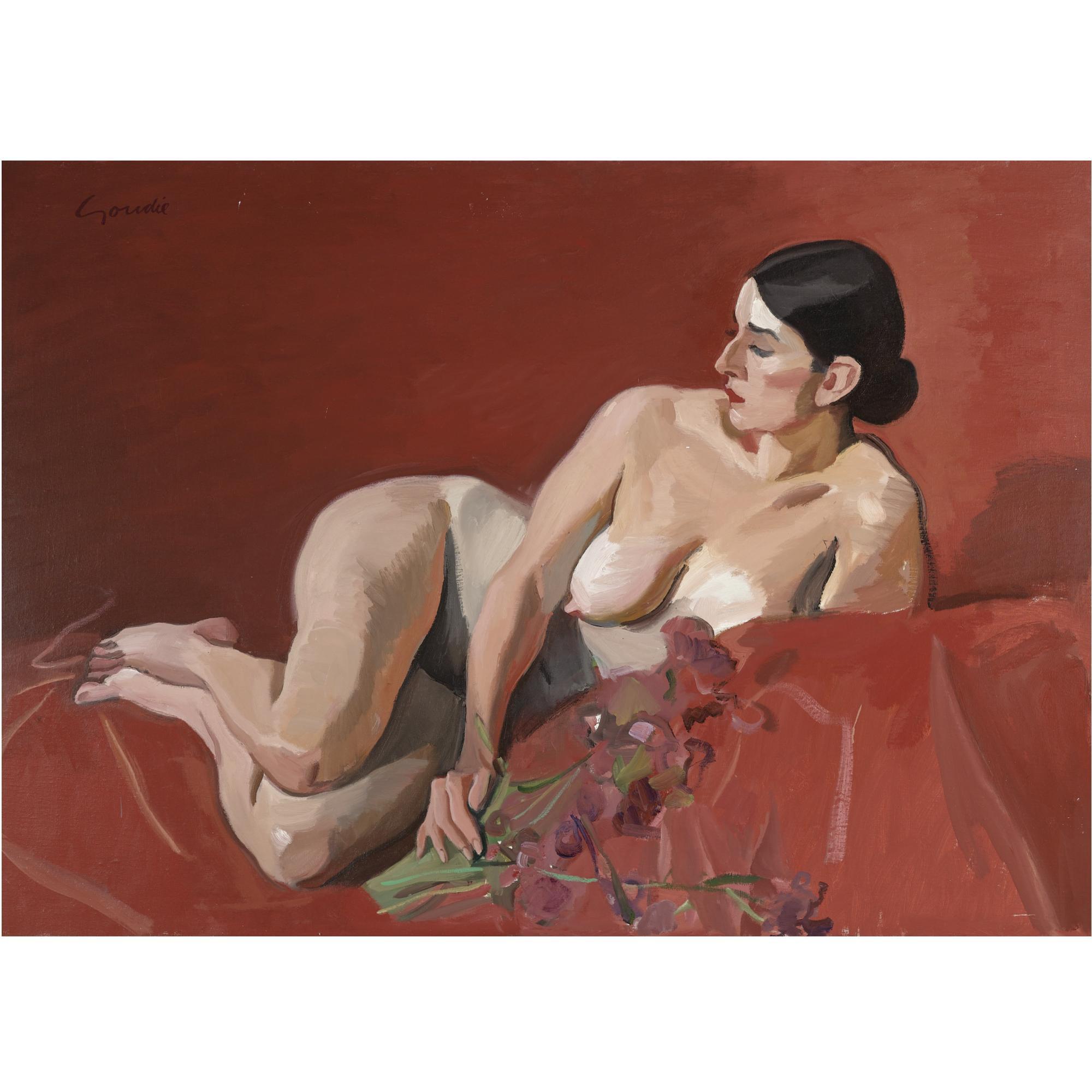 Alexander Goudie - Reclining Nude