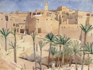 Alexander Graham Munro, R.S.W. - Figuig, Morocco