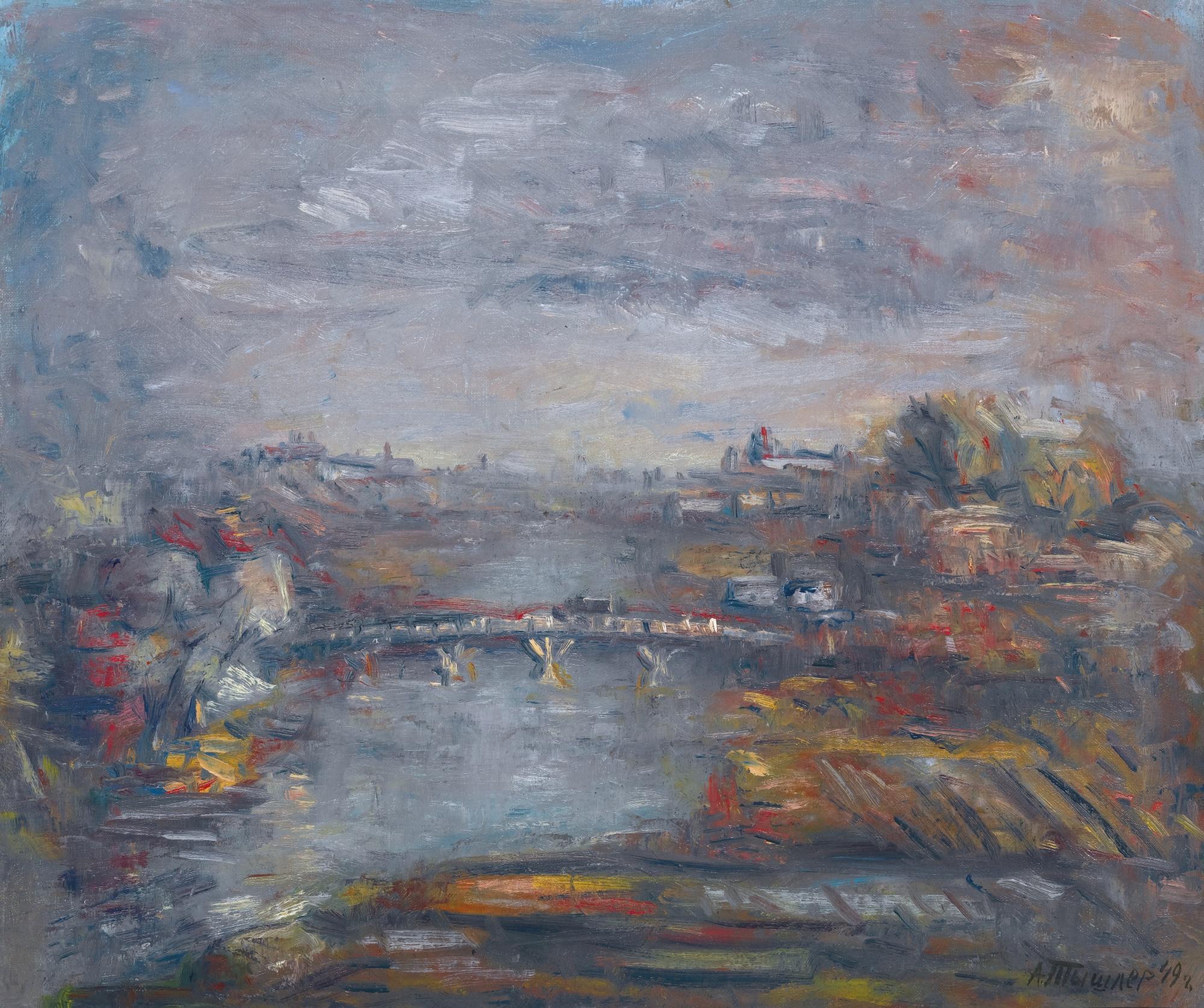 Alexander Grigorievich Tyshler - Evening Cityscape