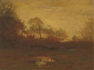Alexander Helwig Wyant - Evening Autumn Landscape