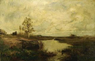 Alexander Helwig Wyant - Marsh Landscape