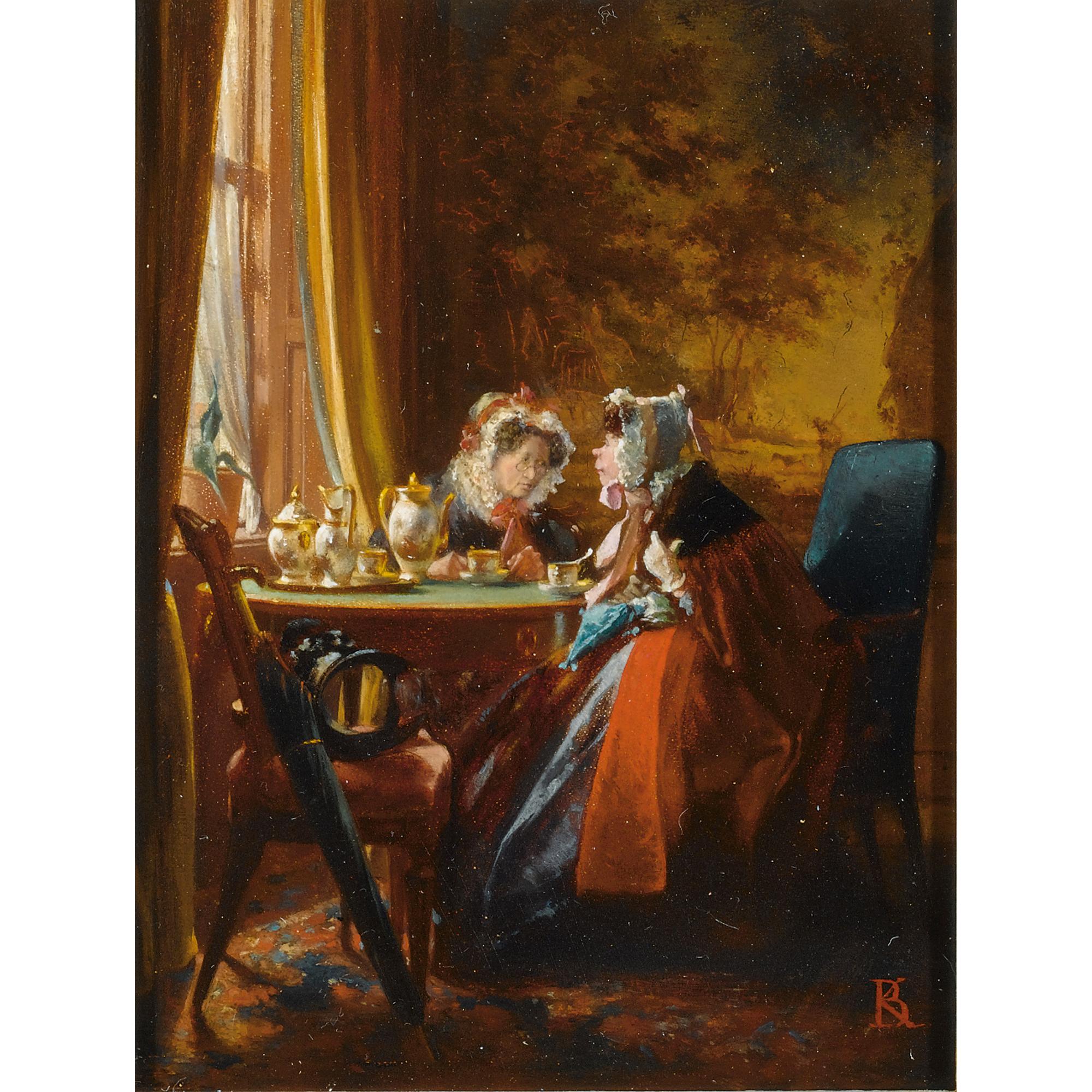 Alexander Hugo Bakker Korff - \'Deux Vieilles Amies S\'Entretenant\'