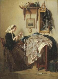 Alexander Hugo Bakker Korff - The young seamstress