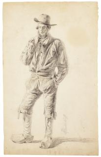 Alexander Hugo Bakker-Korff - Two studies of standing men