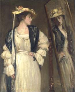 Alexander Ignatius Roche, R.S.A. - The looking glass