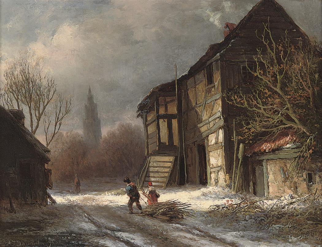 Alexander Joseph Daiwaille - The woodgatherers