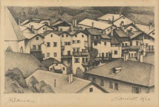 Alexander Kanoldt - „Klausen“ (Südtirol)