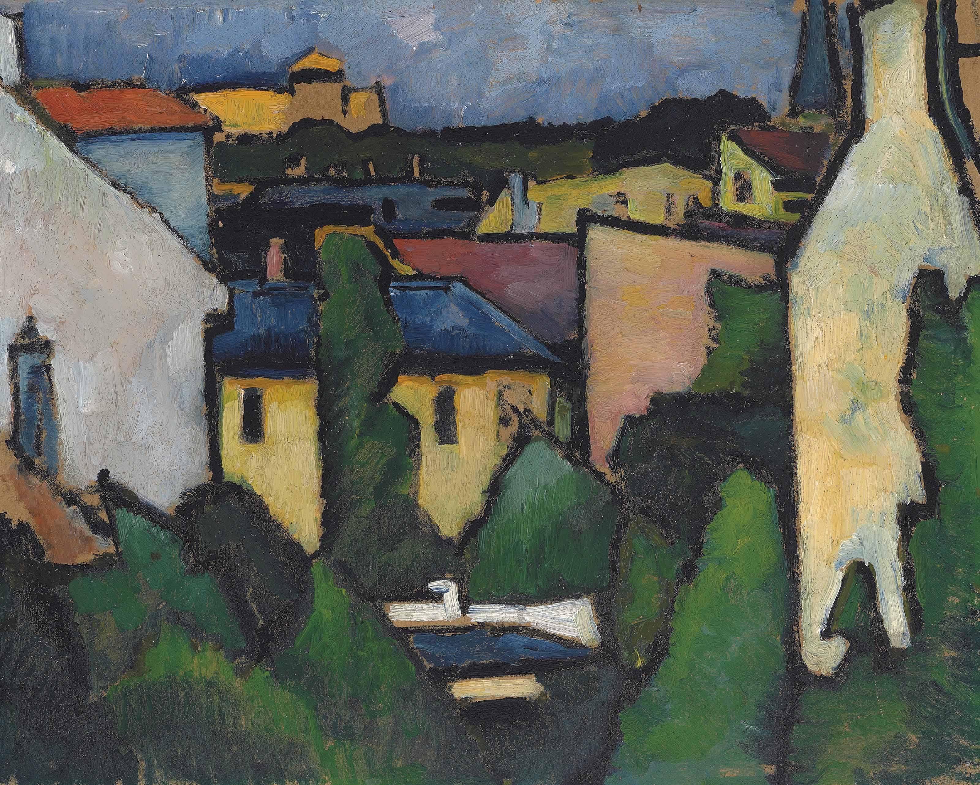 Alexander Kanoldt - Nikolaiplatz