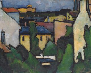 Alexander Kanoldt - Nikolaiplatz