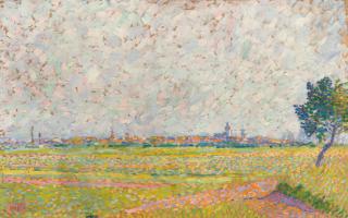 Alexander Kanoldt - Oberrheinlandschaft bei Karlsruhe