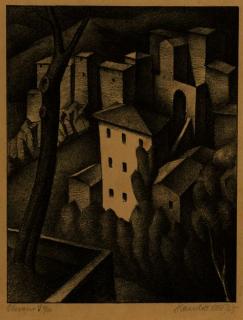 Alexander Kanoldt - Olevano V