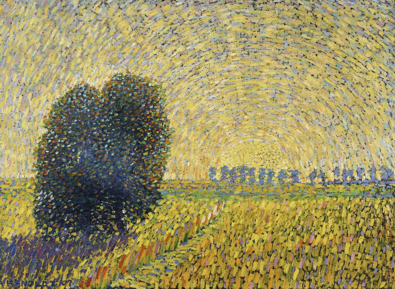 Alexander Kanoldt - Sonnenuntergang