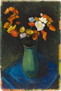 Alexander Kanoldt - Stillleben mit Mohnblumen (Stillleben III)