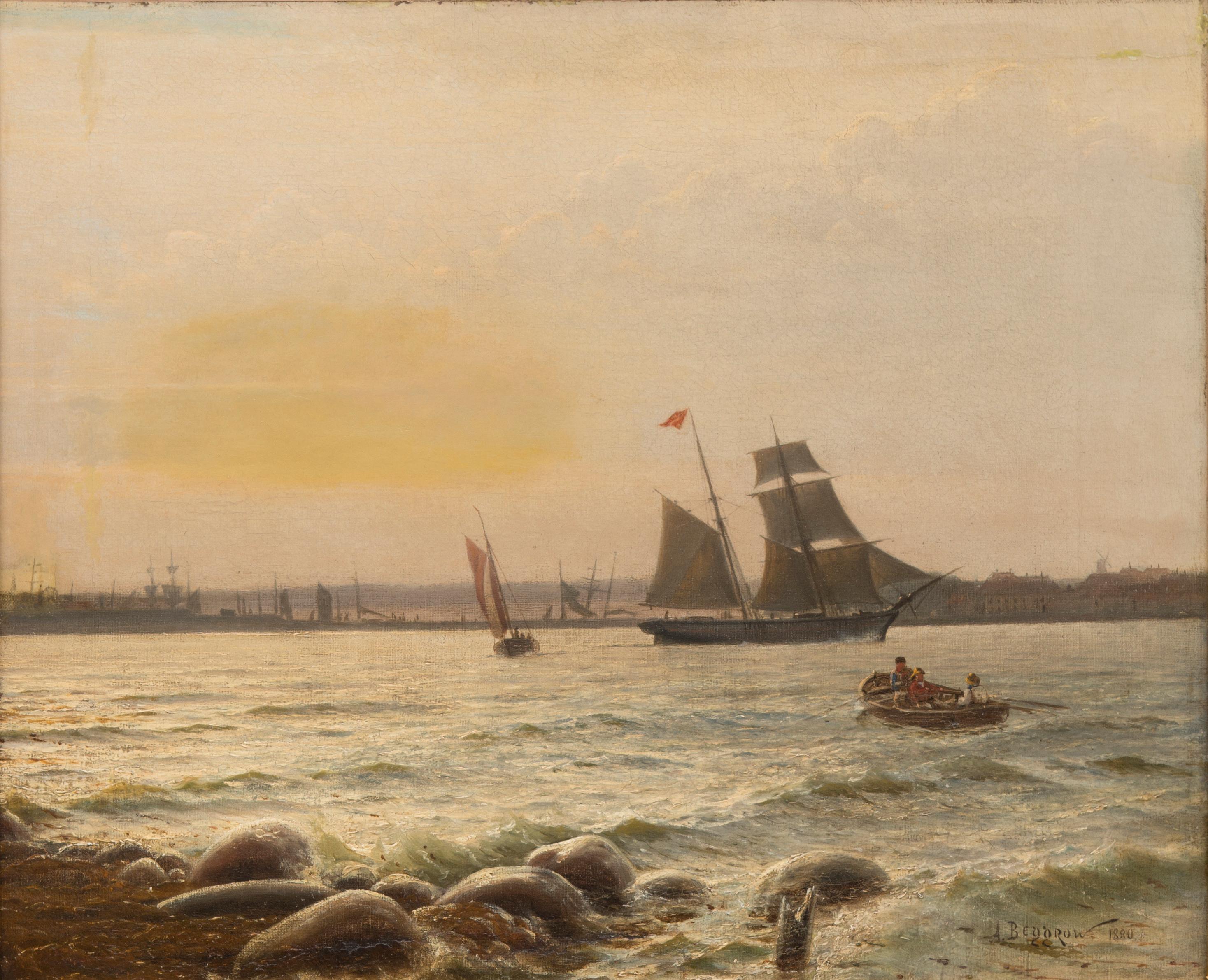 Alexander Karlovich Beggrov - Shore Landscape.