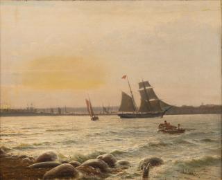 Alexander Karlovich Beggrov - Shore Landscape.