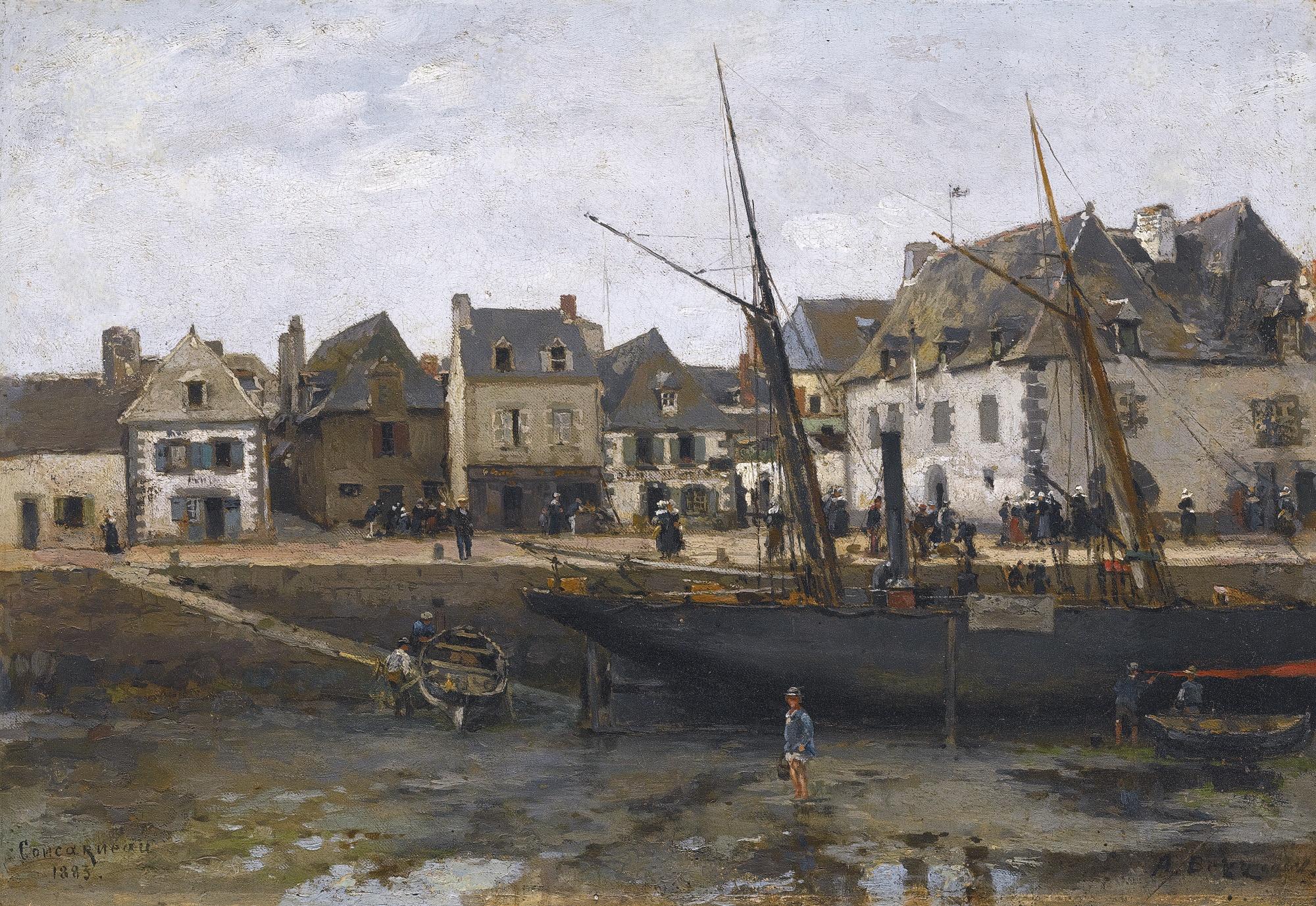Alexander Karlovich Beggrov - View Of Concarneau