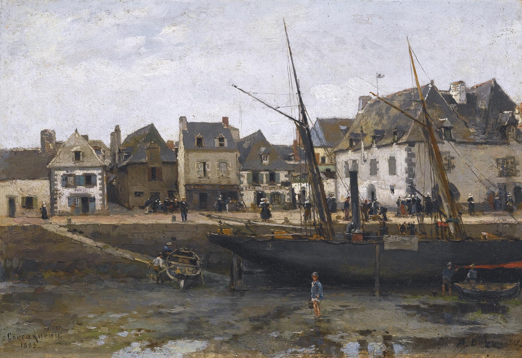 Alexander Karlovich Beggrov - View Of Concarneau