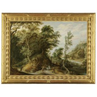 Alexander Keirinckx - A Skirmish Between Cavalry Men And Foot Soldiers