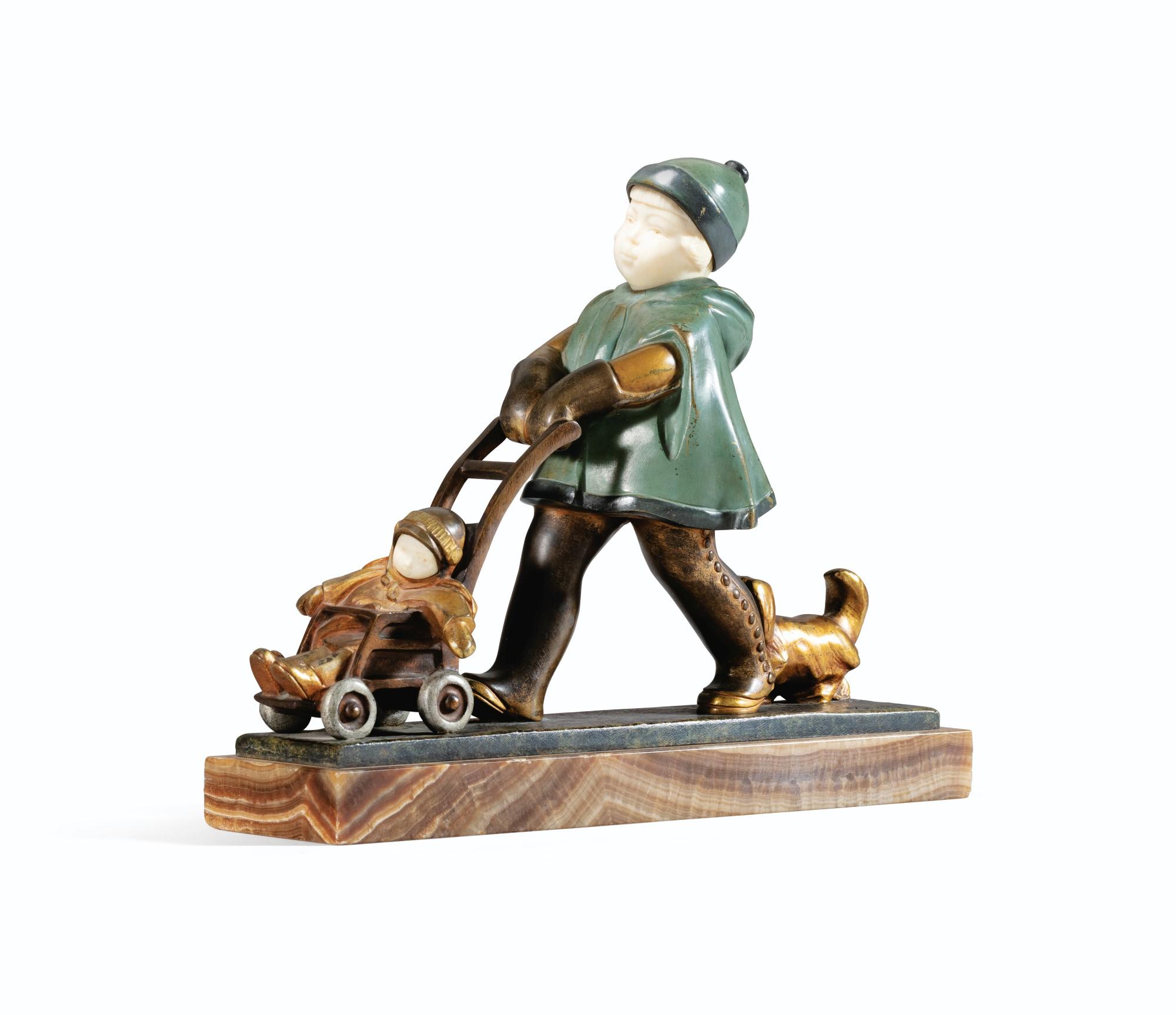 Alexander Kelety - Alexander Kelety | Jeune Fille À La Poussette, Circa 1920