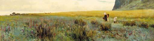 Alexander Kellock Brown, R.S.A. - A walk to the coast