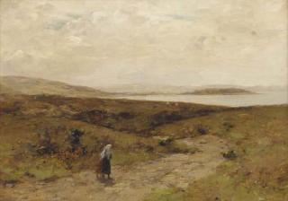 Alexander Kellock Brown, R.S.A. - The moorland above Helensburgh
