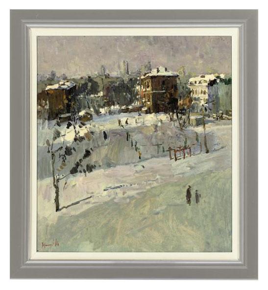 Alexander Khrapachov - Paris suburb, winter
