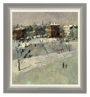 Alexander Khrapachov - Paris suburb, winter