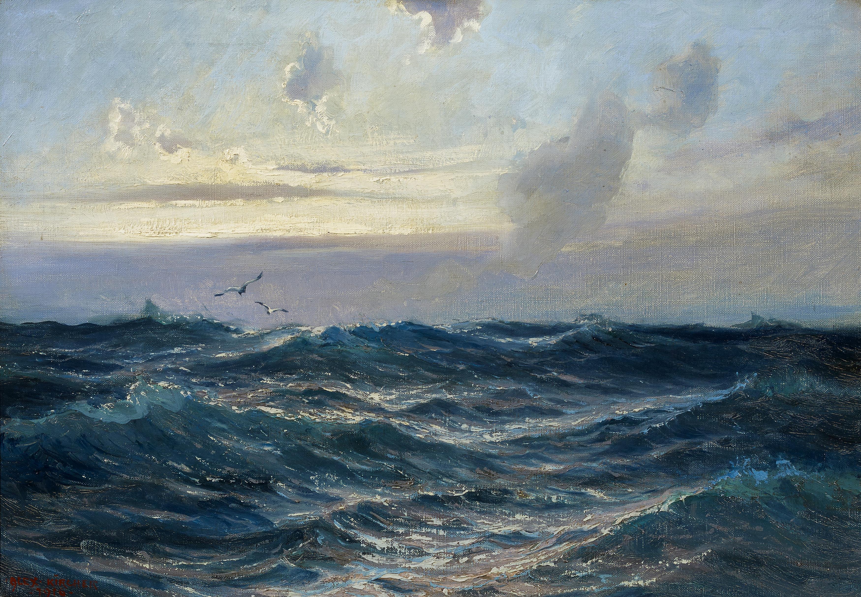 Alexander Kircher - Stürmische See.