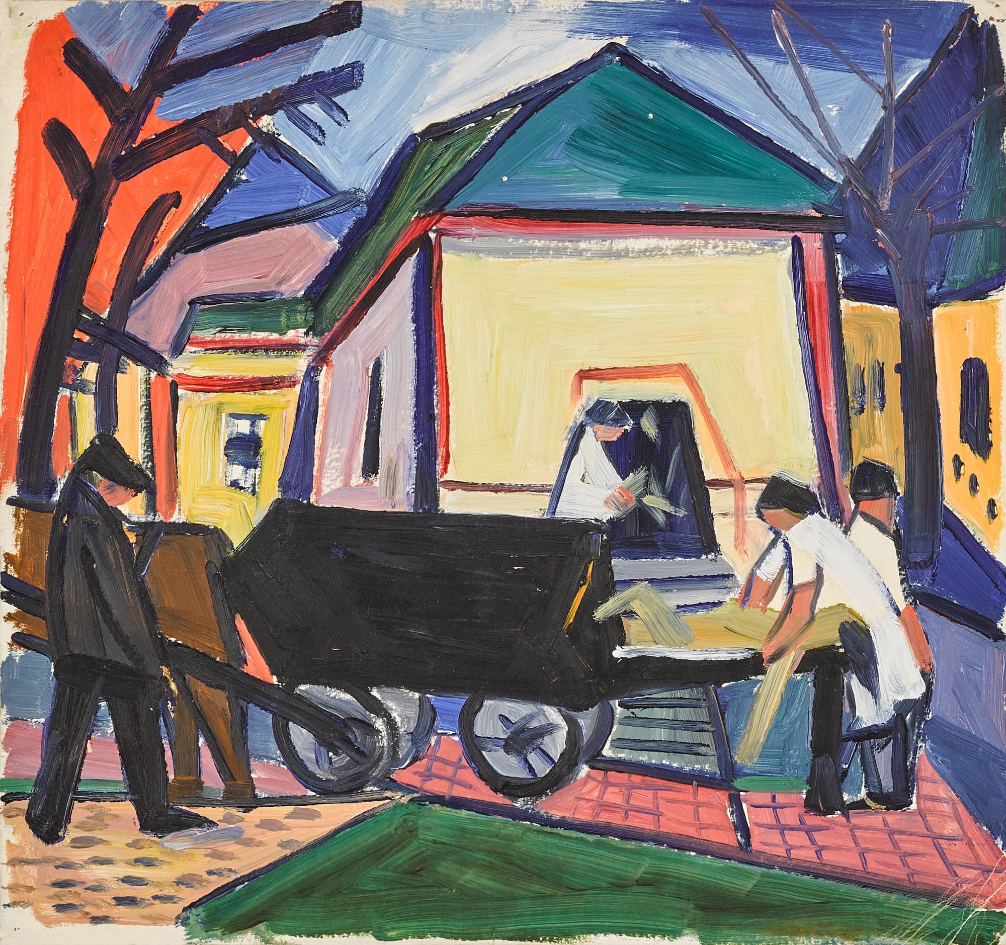 Alexander Konstantinovich Bogomazov - Cart