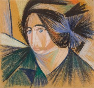 Alexander Konstantinovich Bogomazov - Female Portrait