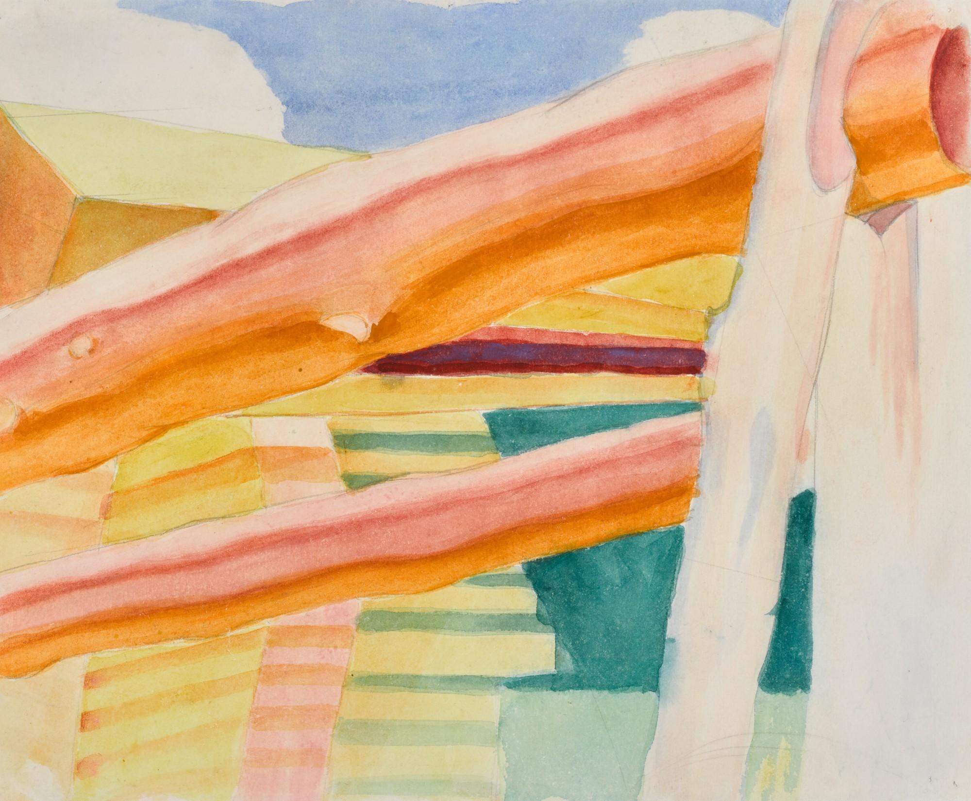 Alexander Konstantinovich Bogomazov - Logs (Study for the Triptych Sawyers)