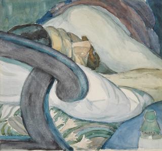 Alexander Konstantinovich Bogomazov - Sleeping Man