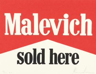 Alexander Kosolapov - Malevich sold here