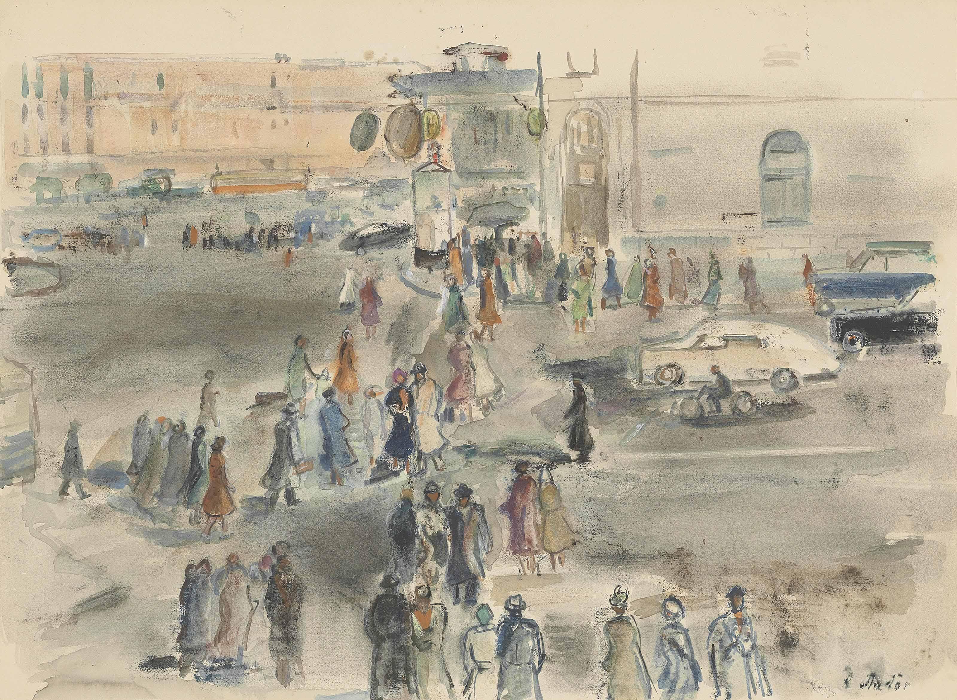 Alexander Labas - \'The Pedestrian Crossing On Kirov Street\' From The Series \'Moscow\'