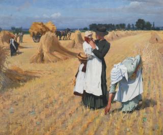 Alexander Mann, R.O.I. - The Gleaners
