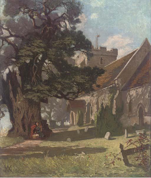 Alexander Mann - A quiet spot in the shade