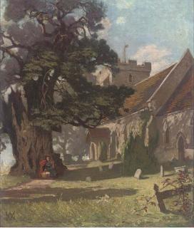 Alexander Mann - A quiet spot in the shade