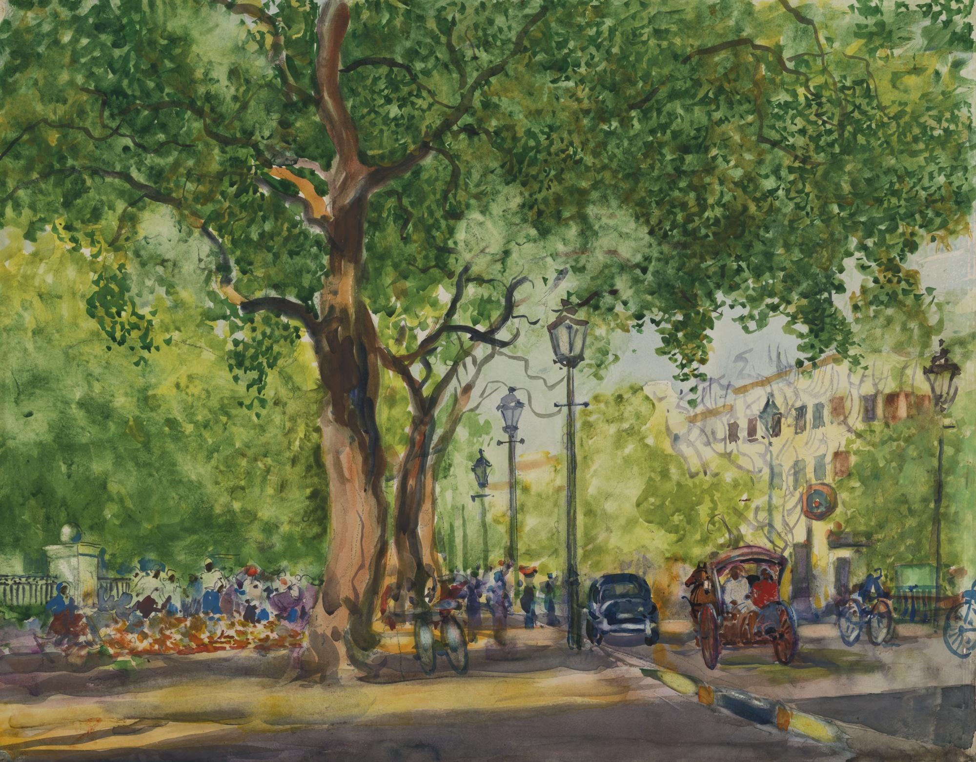 Alexander Mikhailovich Gerasimov - New Quarters In Delhi