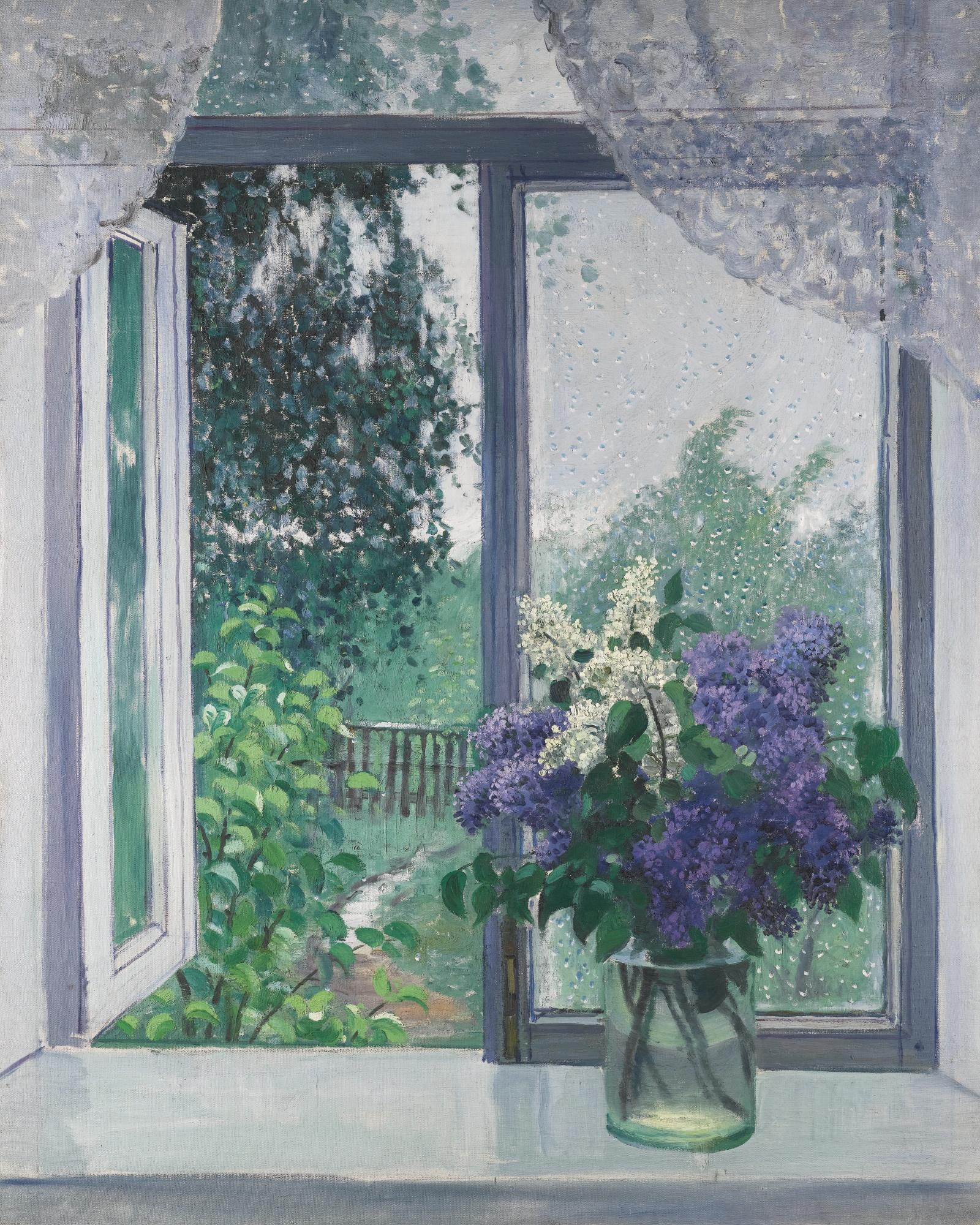 Alexander Mikhailovich Gerasimov - Noon, Summer Rain