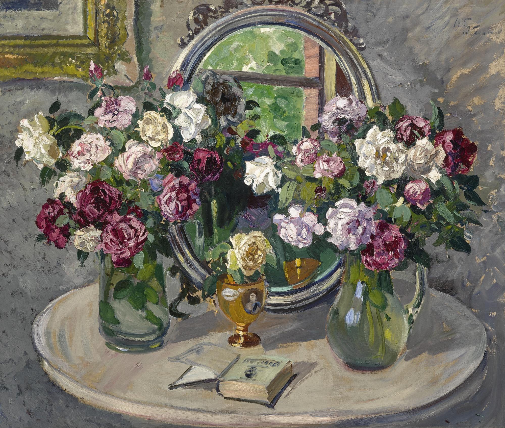 Alexander Mikhailovich Gerasimov - Still Life With Flowers