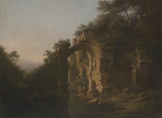 Alexander Nasmyth - A Capriccio View Of The Colosseum Ruins