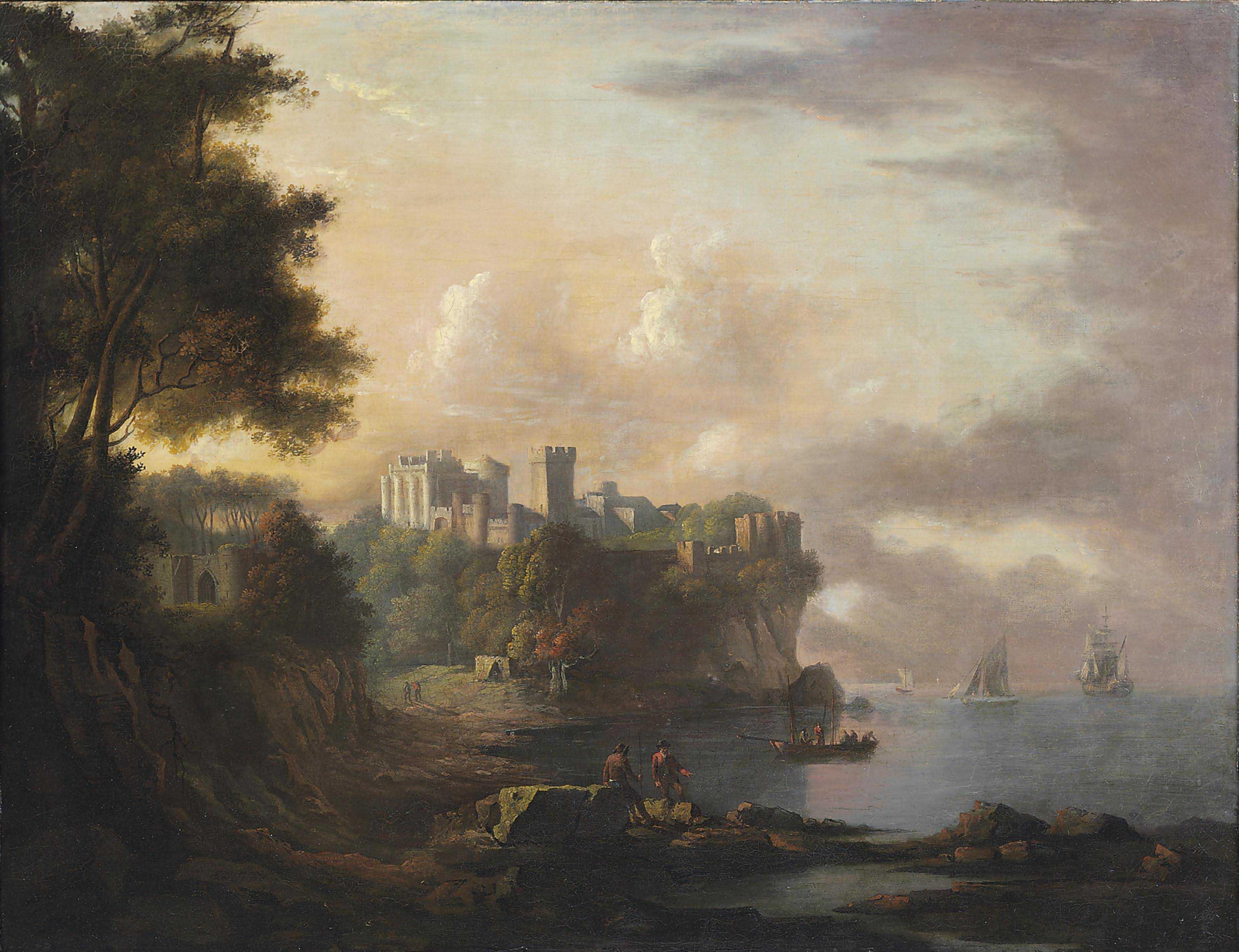 Alexander Nasmyth - A view of Culzean from the North