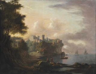 Alexander Nasmyth - A view of Culzean from the North