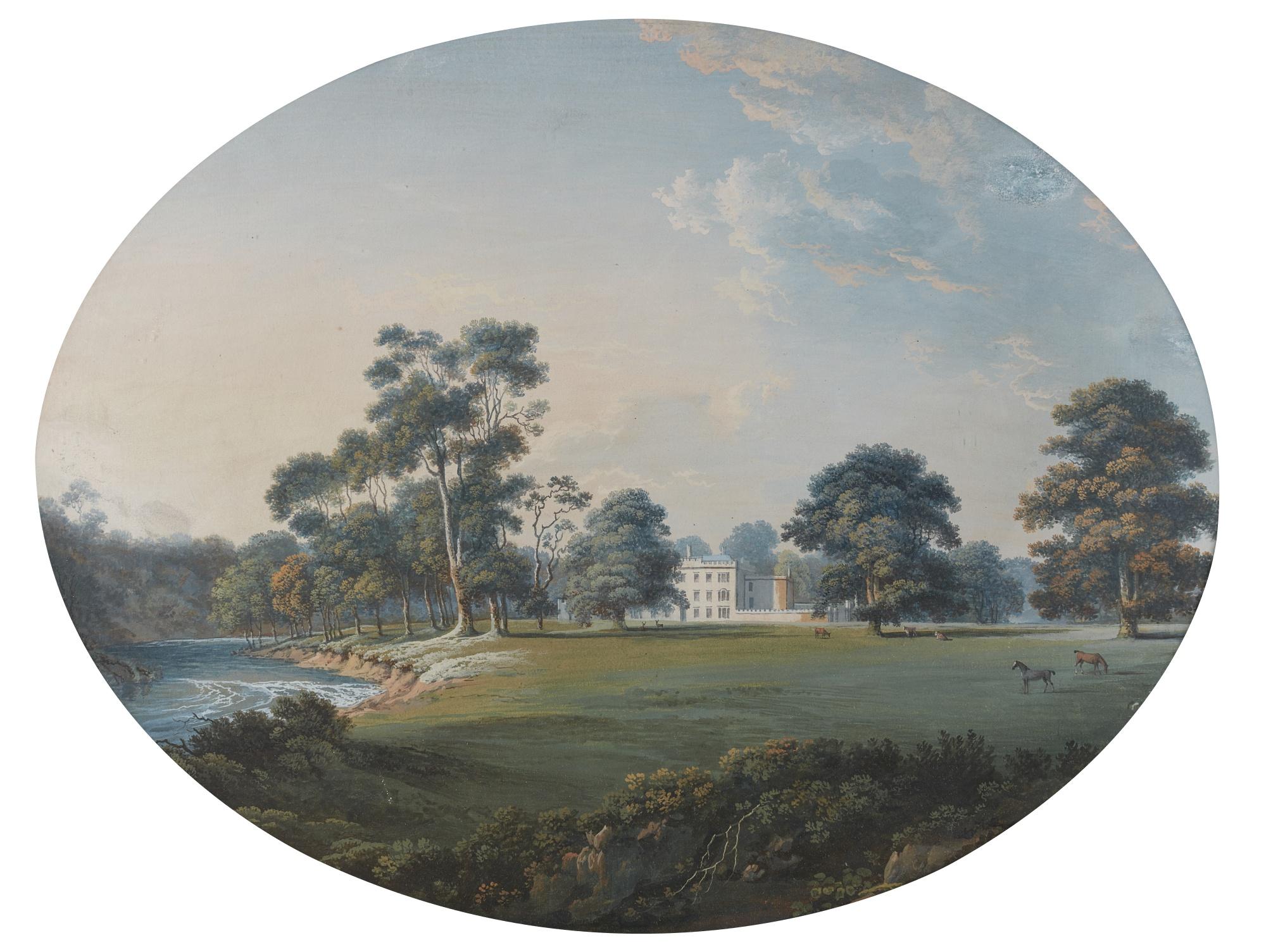 Alexander Nasmyth - A View Of Newbattle Abbey From The Park 