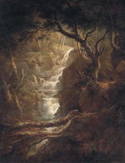 Alexander Nasmyth - A Waterfall In Tillicoultry Glen, Clackmannanshire