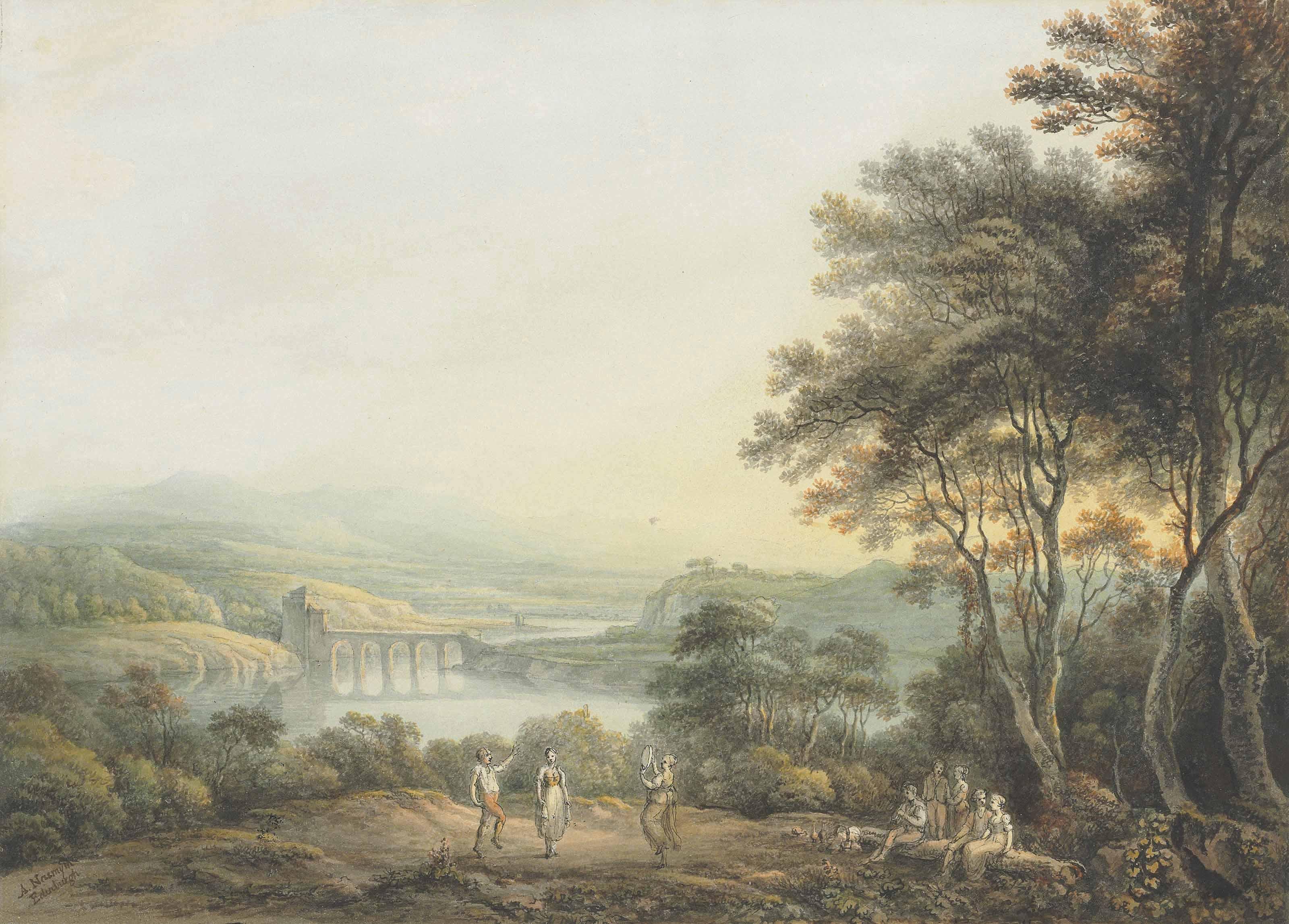 Alexander Nasmyth - Ponte Molle, Near Rome