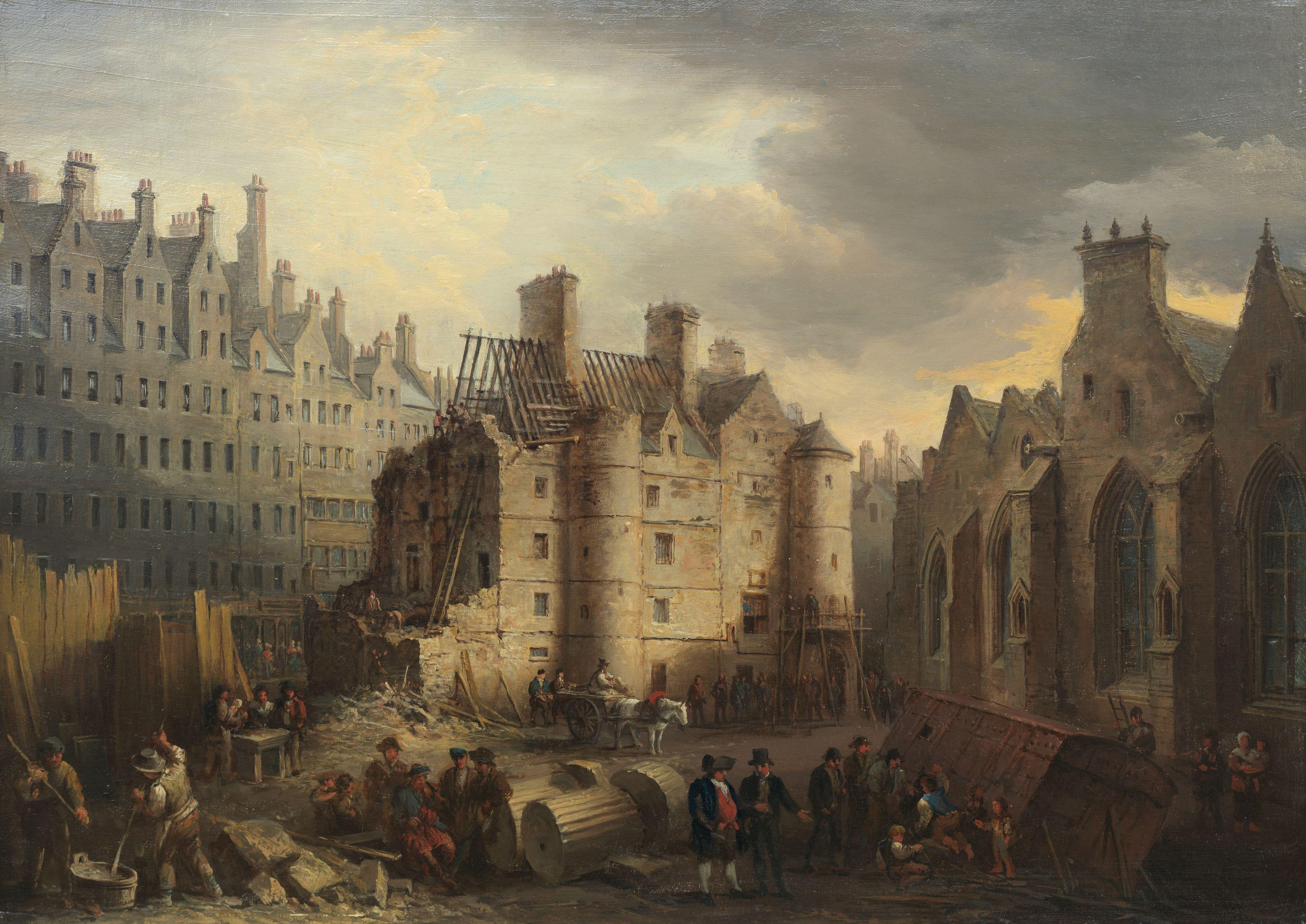 Alexander Nasmyth - The Old Tolbooth, Edinburgh