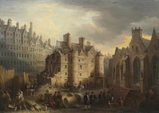Alexander Nasmyth - The Old Tolbooth, Edinburgh