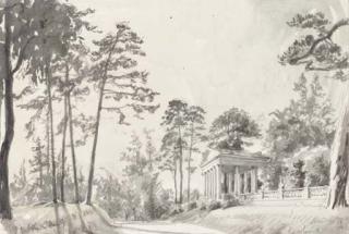 Alexander Nicholaevich Benois - Pavlovsk, Pavilion of the Three Graces